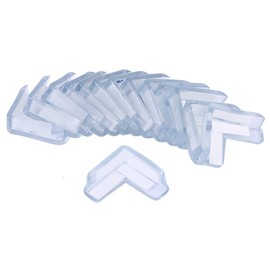 Tnfeeon 15pcs Protector de Esquina, Protector Transparente de Seguridad para bebés Muebles Mesa de Borde Protección de Esquina para gabinetes Cajones Mesas Electrodomésticos
