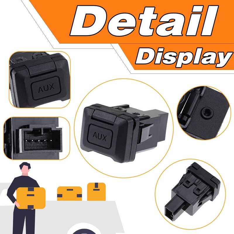 LEVANLIGHT Aux Port Replacement Auxiliary Input Adapter Audio Input Jack