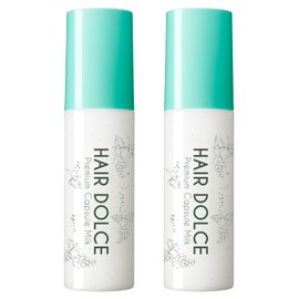 HAIR DOLCE Premium Capsule Milk, 3.4 fl oz (100 ml), Set of 2, Non-Rinse Treatment, Hair Milk, Color Damage Care, Moist Shiny, Chardonnay Scent