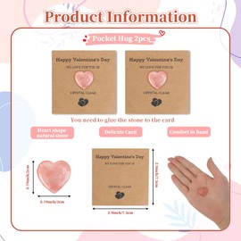 Valentines Day Cards Valentines Day Gifts for Kids Gifts for Him Her San Valentines Cards with Heart Shape Stonevalentines Day Gifts for Kids Couple Boyfriend Valentines Day Cards for Kids School