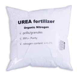 Urea Fertilizer 46.0% Minimum Nitrogen Commercial Grade 99+% Purity Plant Food for Indoor/Outdoor Flowers and Gardens (0.9 lbs)