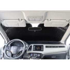 Custom Fit Windshield Sun Shade for 2015 2016 2017 2018 2019 2020 2021 2022 Honda HR-V HRV Crossover, Insulated Window Sunshade Privacy Accessories Blockout UV Reflector Protection - Made in USA