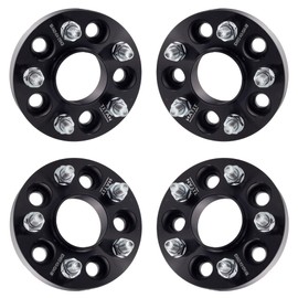 Titan Wheel Accessories 4pc 1" (25mm) 5x4.25 (5x108) Hubcentric Spacers fits Ford Bronco Sport Escape Fusion Focus Transit 63.4 Hub 12x1.5 Stud