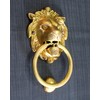 Esplanade StonKraft Brass Lion Sculpted Door Knocker Gate/Door Accessories -