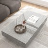 EaseStick Light Grey Granite Countertop Contact Paper Waterproof Glossy Marble