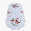 Raebel OHG Tablecloth 40 x 90 cm Oval Champagne Butterflies