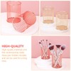 Zerodeko 2pcs Gold Iron Makeup Brush Holders Stylish Eyebrow Pencil