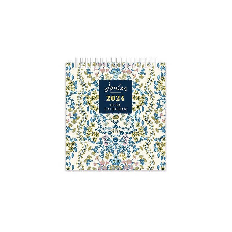 2024 Joules Floral Desk Calendar