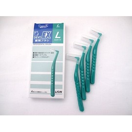LION DENT. EX Interdental Brush, L (LION DENT. EX Interdental Brush), 10 Boxes, Set of 40