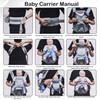 Baby Wrap Carries - Ergonomic Convertible Face-in and Face-Out Front