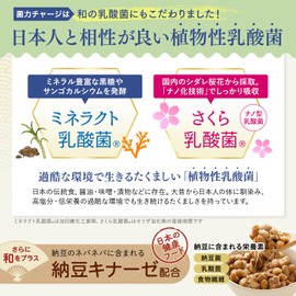 Bacterial Power Charge: 1 Bag, 4.5 Trillion Pieces, 30 Day Supply, Beautiful Bacteria, Mineract Lactic Acid Bacteria, Sakura Lactobacillus Bifidobacteria, Ficalase, Lactobacillus BG, 21 Fermented
