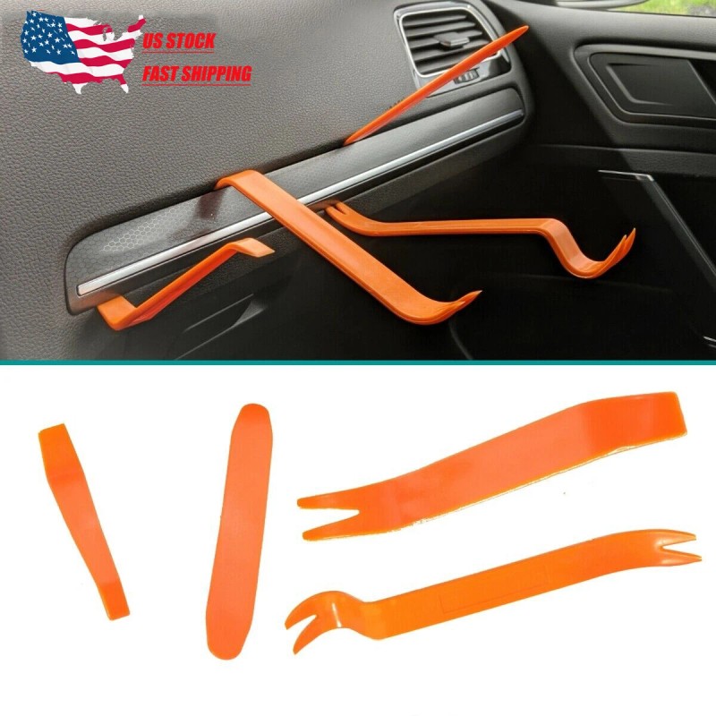 SHENKENUO 4 Pcs Car Trim Removal Tool Kit Panel Door