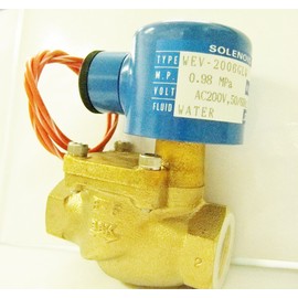 Saginomiya WEV-2006GLW Solenoid Valve for Water, 100V