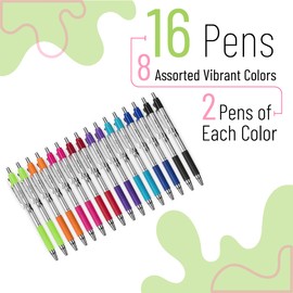 Mr. Pen- Bible Pens No Bleed Through, 16 Pack, Assorted Color, Bible Journaling Pens