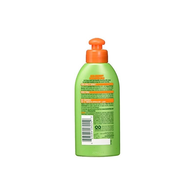 Garnier Fructis Style Anti-Humidity Smoothing Milk, All Hair Types, 5.1