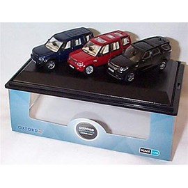 Oxford Classic LAND R0VER Discovery 3 4 & 5 3 piece set Vehicles 1:76 Scale Diecast Model