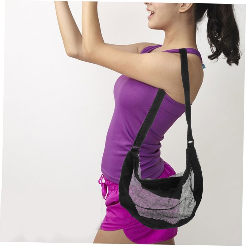 Totority Single Ball Mesh Shoulder Bag Sling Bag for Basketball