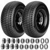 11x4.00-5 Flat Free Lawn Mower Tires, Zero Turn Mower Front