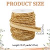 WADORN 13.67 Yards Twist Lip Cord Trim, 5/8 Inch Polyester