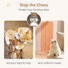 Rizzqi Self-Adhesive Cat Scratching Post,Climbing Scratcher Mat Wall Boards,Vertical Wall