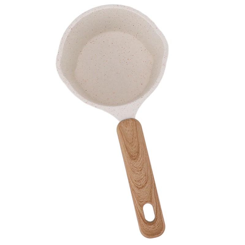Nonstick Small Pot Small White Sauce Pan Flat Bottom Milk