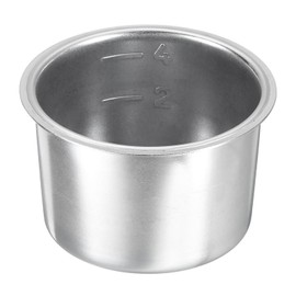 uxcell 1Pcs 51mm Coffee Filter Basket, 4-Cup Stainless Steel Reusable Espresso Coffee Machine Bowl Baskets Replacement