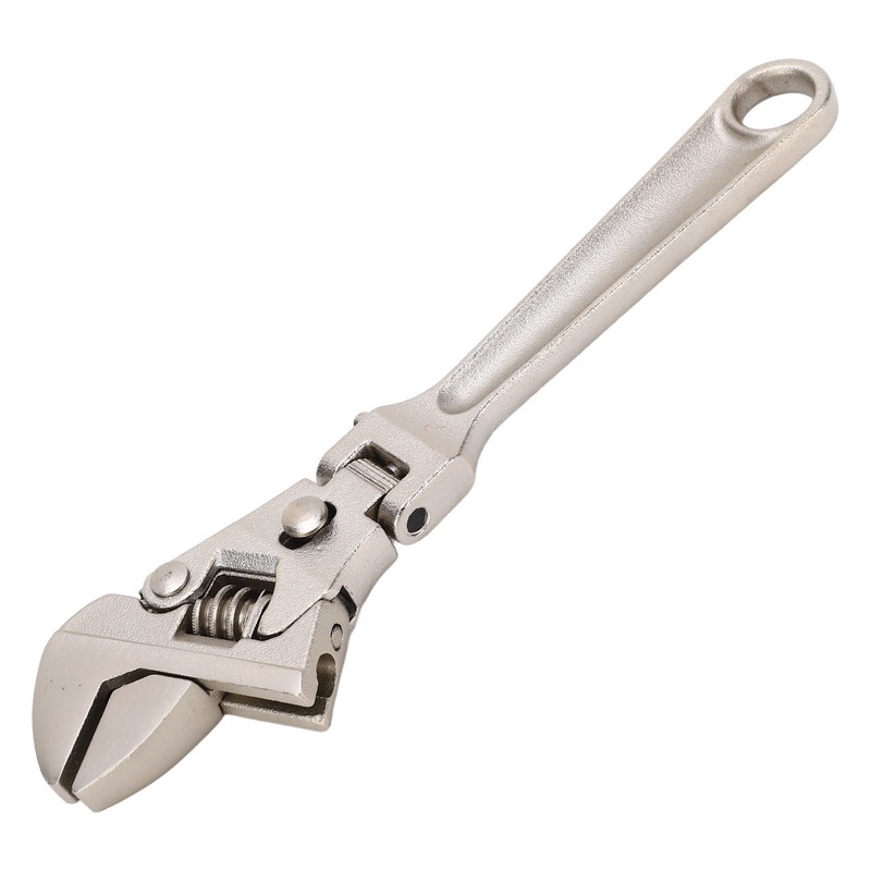Adjustable Wrench Multi Functional Folding Rocker Ratchet Quick Machine Repair