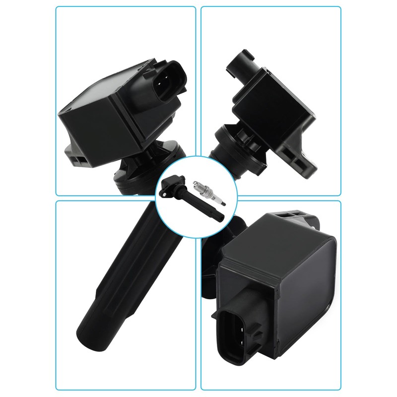 TAUTOY Set Of 4 UF562 Ignition Coil Pack & Iridium