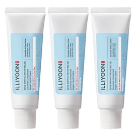 Illiyoon Ceramide Vegan Hand Cream Unscented, 50ml, 3 pcs / 일리윤 세라마이드 비건 핸드크림 무향, 50ml, 3개