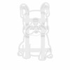 French Bulldog Cookie Cutters, Frenchie Shape Mold 2pcs Set