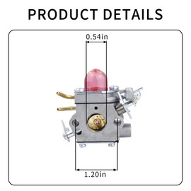 531127910 Carburetor Carb kit for Husqvarna 130C 130L String Trimmer 330LK Straight Shaft Gas Trimmer