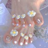 Jelly Therapy Spa Separadores Dedos Silicón Flores, Pedicura, Manicura,