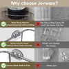 Jovware Shower Caddy Adhesive Replacement Stickers, Shower Organizer Adhesive Replacement,
