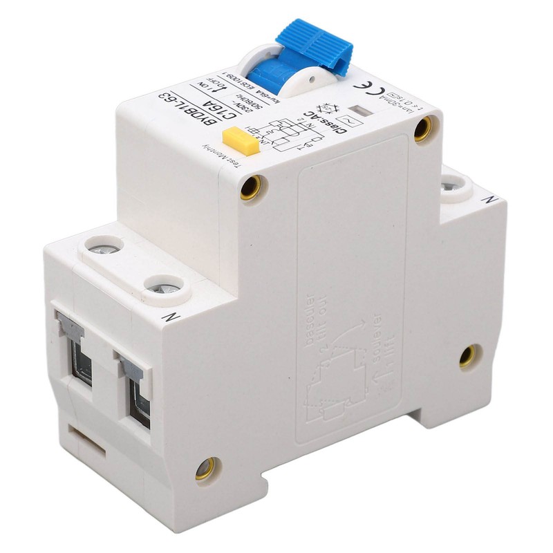 Circuit Breaker 1P+N AC 16A Residual Current Earth Leakage Protection