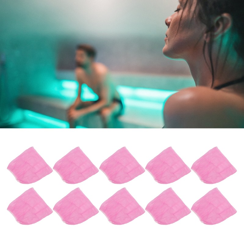 10pcs Disposable Bath Wrap Disposable Sauna Wrap With Adjustable Closure