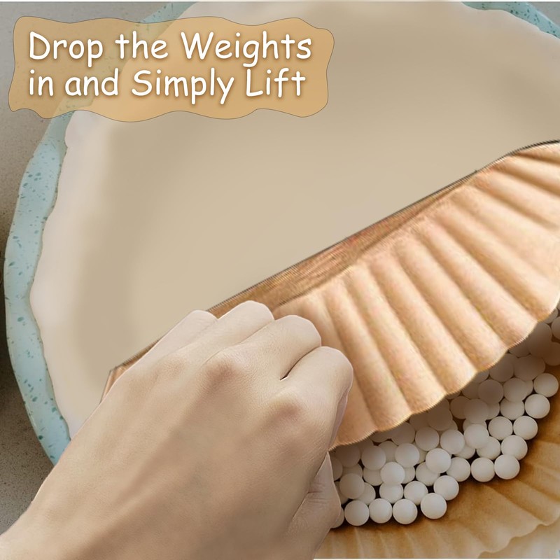 100pcs Parchment Paper for Pie Weights and Pans, Pie Crust