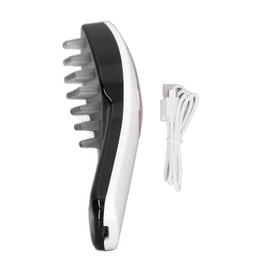 Electric Light Therapy Massage Comb Red Blue Light Vibrate Phototherapy Hair Growth Brush