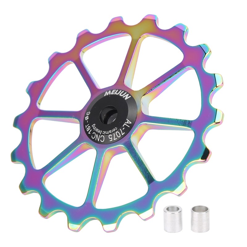18T Guide Roller Bicycle Rear Derailleur Pulley Wheels for Road