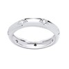 925 Sterling Silver CZ Star Setting Full Eternity Band Ring