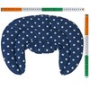 Neck Pillow with Stand-Up Collar Stars Blue - Rapeseed Pillow