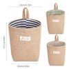 Storage Baskets Small 6 Pieces Cotton Linen Foldable Small Baskets