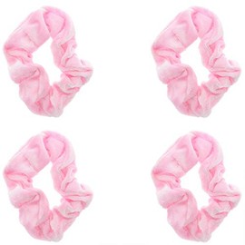 Zac's Alter Ego Set of 4 Value Velvet Hair Scrunchies - Basic Hair Accessory