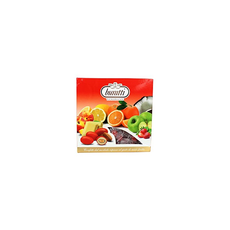 Buratti Tegsvas Confetti Tenerezze Vassoio Misto Frutta Rosso - 0.50