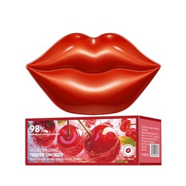 Bluemega Parches Hidratantes para Labios con Cereza y Colágeno, 20Pcs