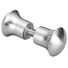 DIYI Solid Stainless Steel Shower Door Knob, 30mm, Silver, Rustproof,