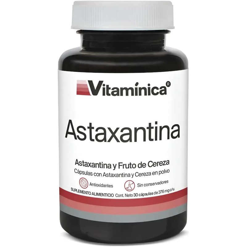 Vitaminica Astaxantina 20mg 90 Cápsulas Pack 3 Antioxidante