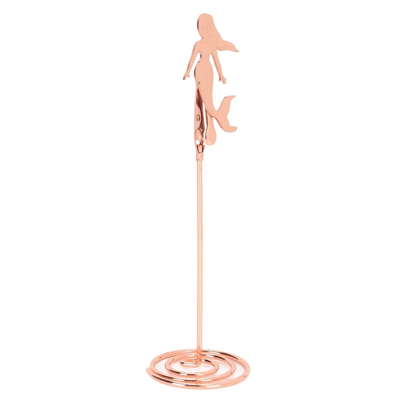 10pcs Table Number Holder Spiral Base Mermaid Shaped Wedding Table