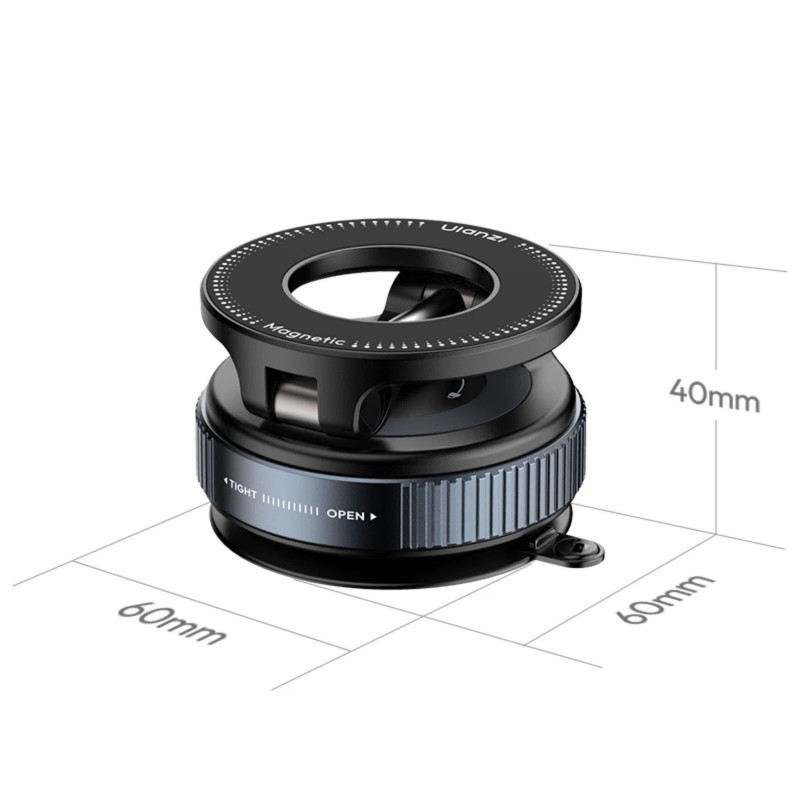 Ulanzi SK-25 MagSafe Vacuum Suction Phone Mount 360° Adjustable Car