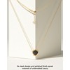 AICase 18K Gold Plated Pendant Necklace for Women,Shell Ivory Mother