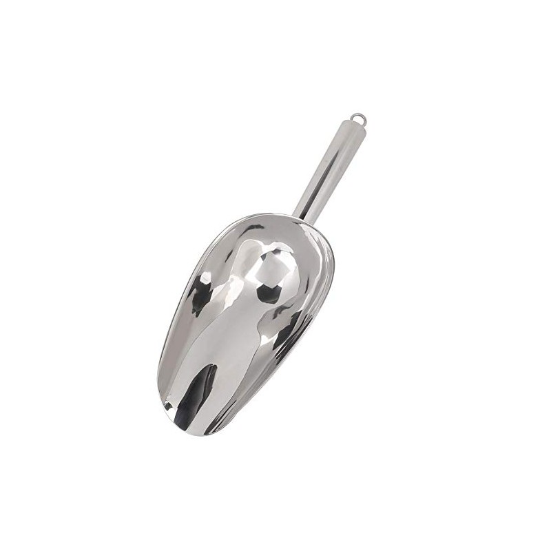 Cuchara de hielo inoxidable, pala de harina, duradera para cocina